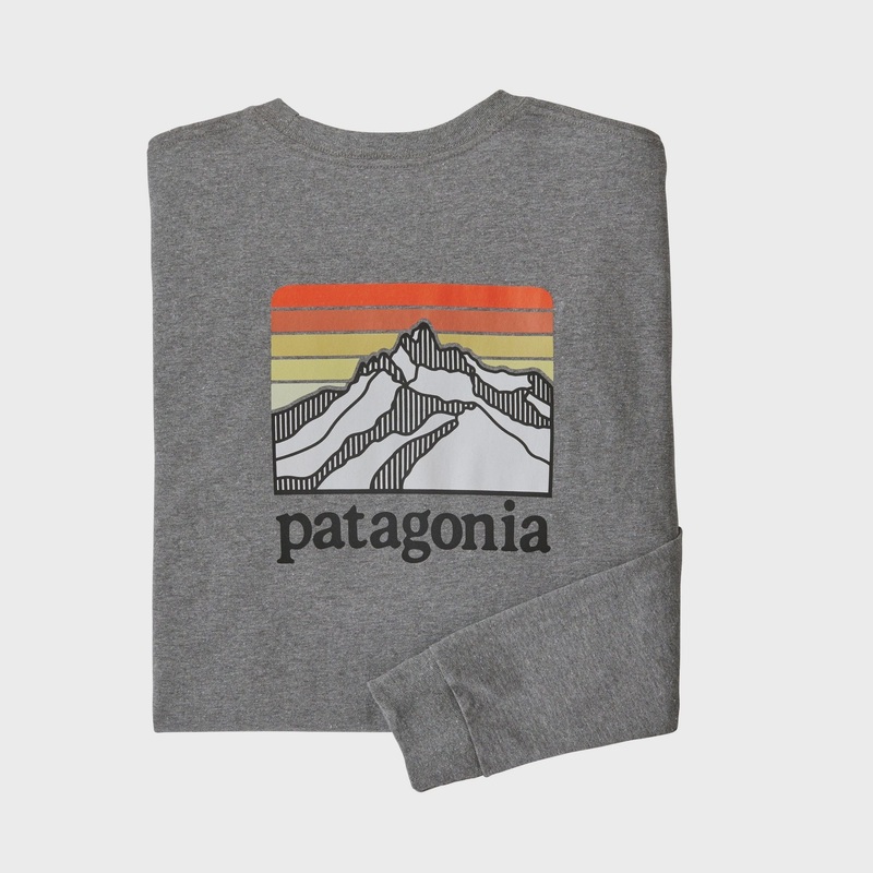 Men's Long Sleeve Line Logo Ridge Responsibili-Tee