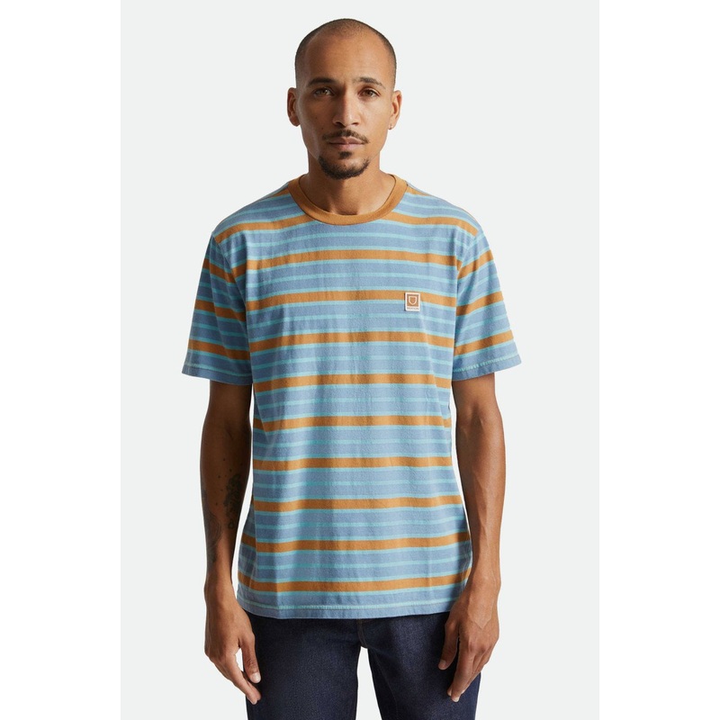 Hilt Multi Stripe S/S Knit