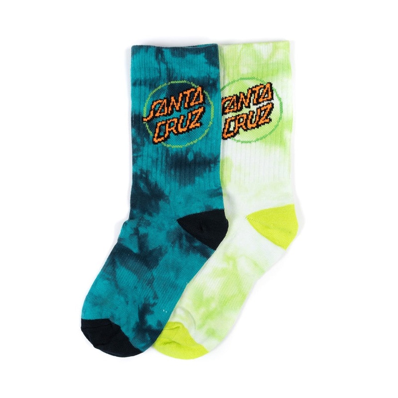Toxic Tie Dye Socks - 2PR