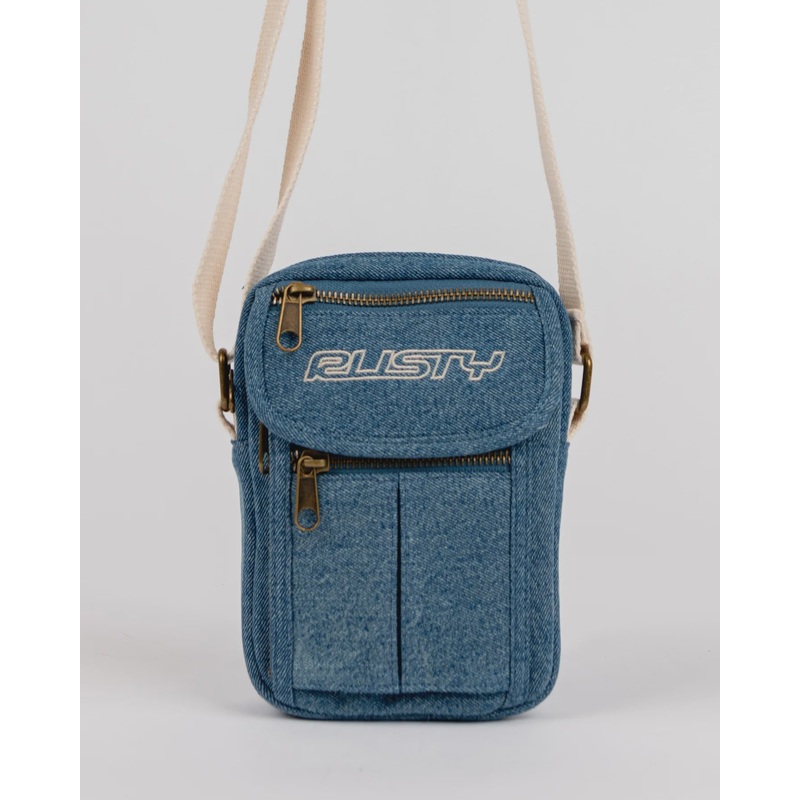 Billie Jean Denim Crossbody Bag
