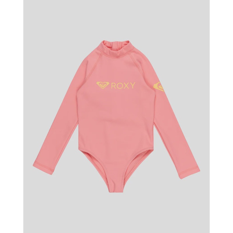 Girls 8-16 Long Sleeve Heater Onesie Rash Vest