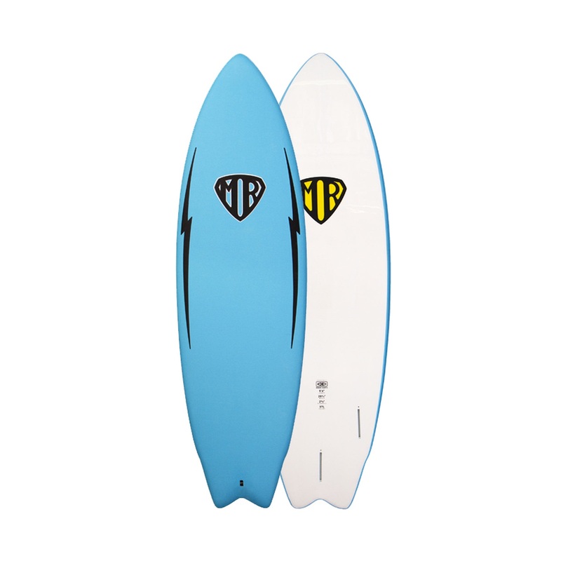 MR Epoxy Twin Fin Softboard