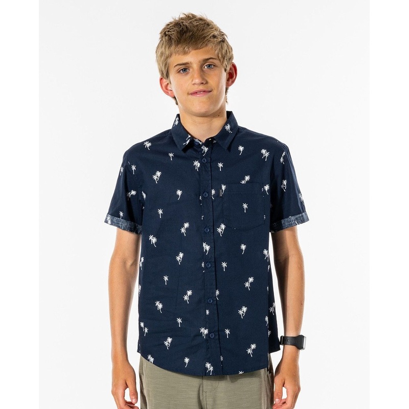 Paradise Palms Short Sleeve Shirt - Boys (8-16 years)