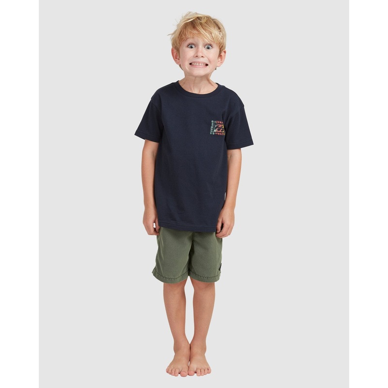 Boys 0-7 Crayon Wave T-Shirt