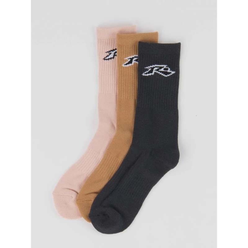 Wash Up Mid Calf 3-Sock Pack