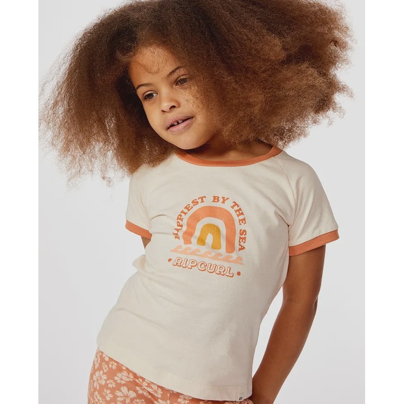 By The Sea Ringer Tee - Girls (0 - 7 years)