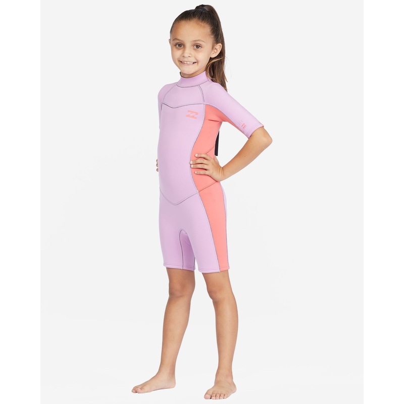 2mm Toddler Girls Synergy Back Zip Spring Wetsuit