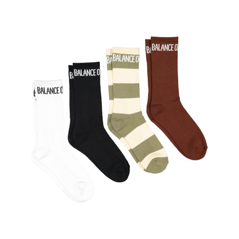 Balance Seasonal Sock 4 Pk