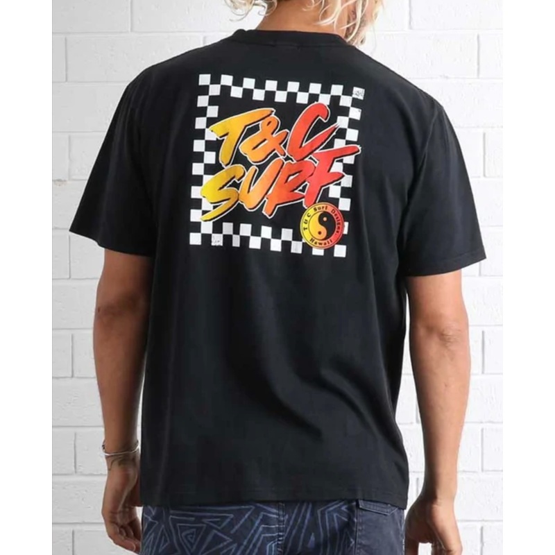 Boys Border Check Tee