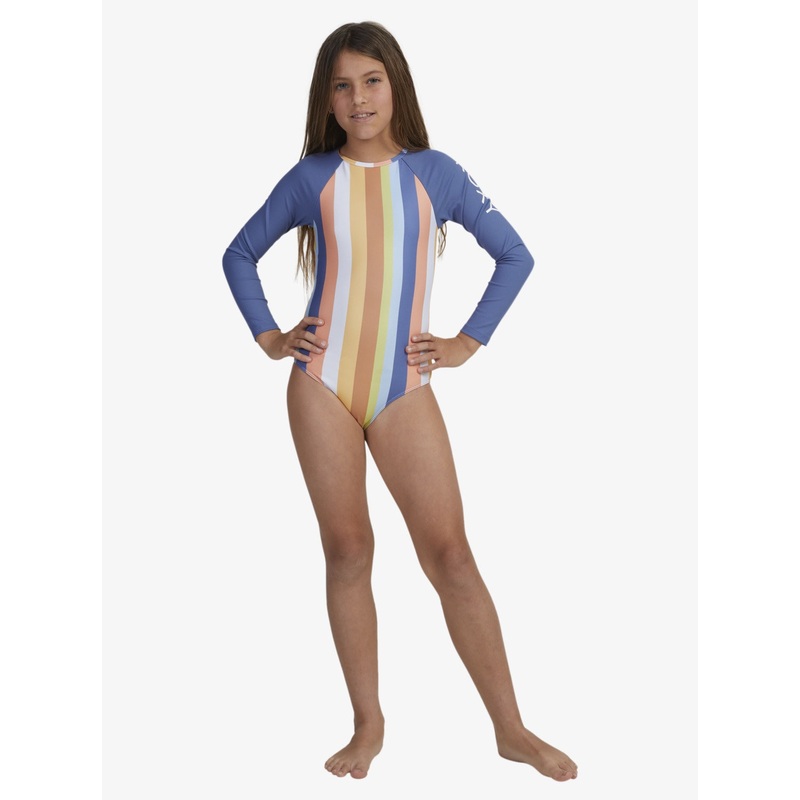 Girls 6-16 Dreaming Space Long Sleeve One-Piece Rashguard