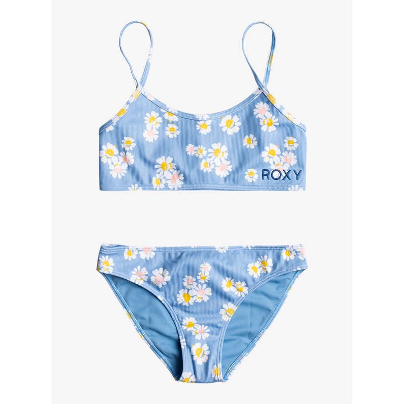 Girls 8-16 Ocean Borders Bralette Bikini Set