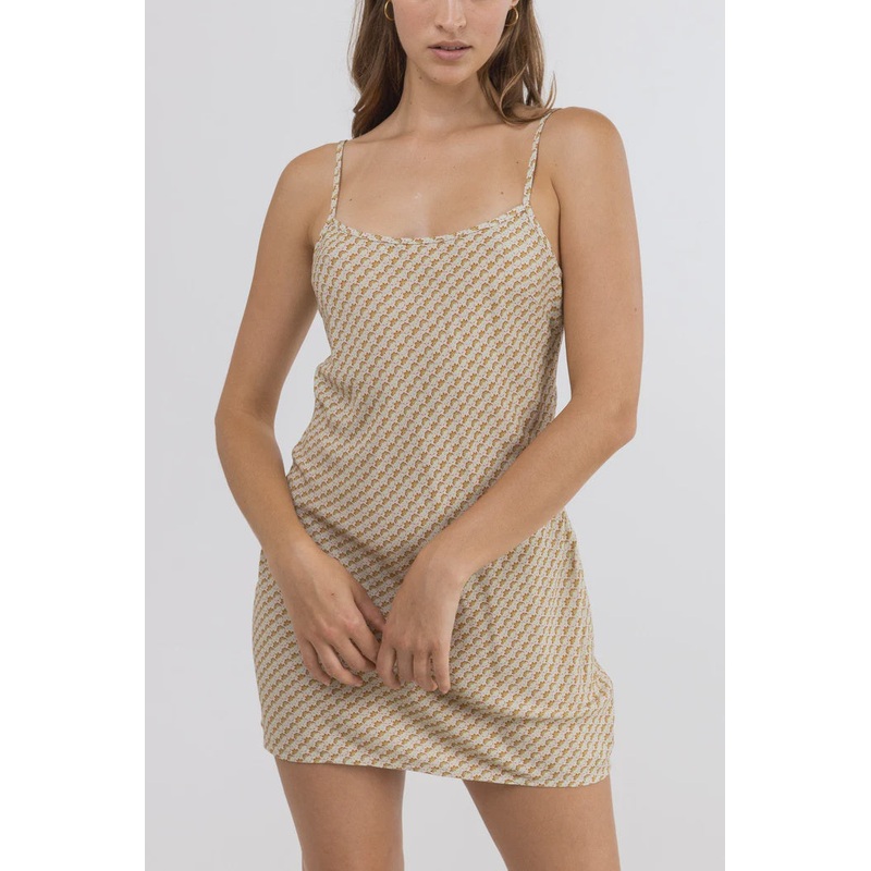 Virgo Geo Slip Mini Dress
