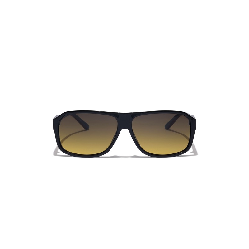 Interceptor - Polished Black / Amber Fade Polarised