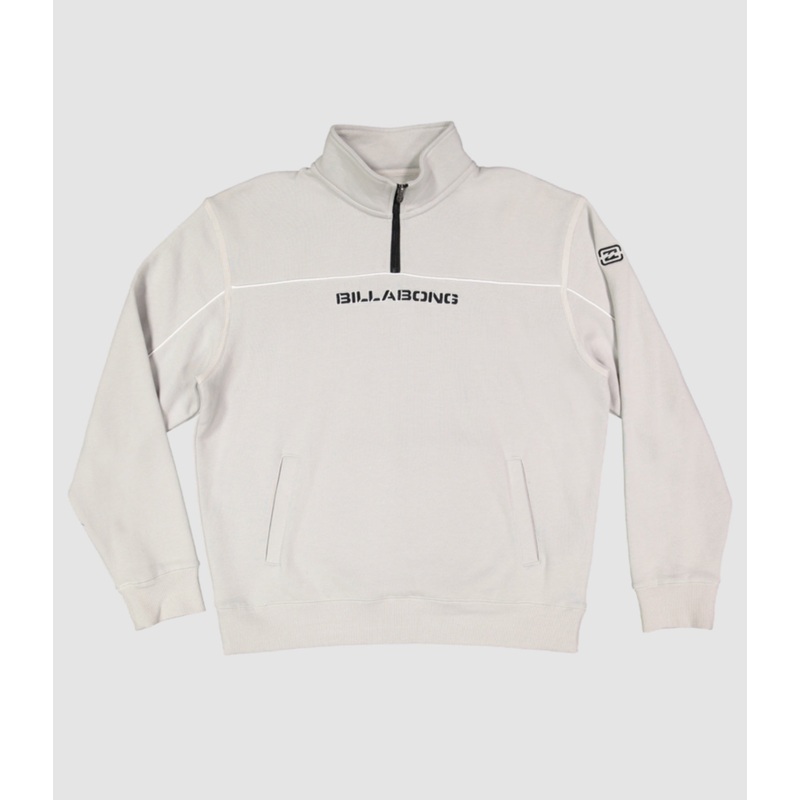 Mens Bracket 1/4 Zip Mock Neck