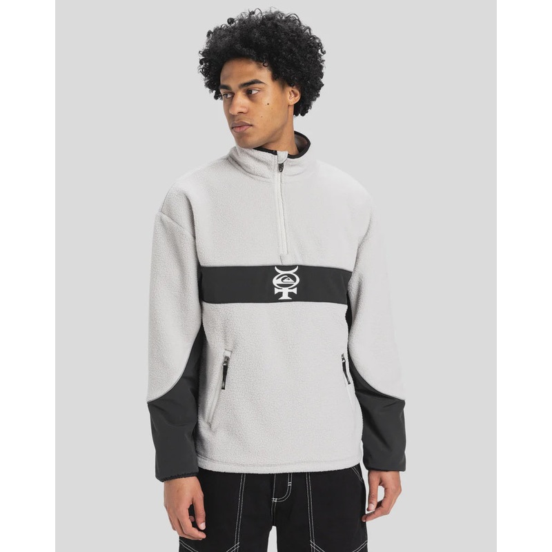 Mens Mercury Half Zip Polar Fleece Top