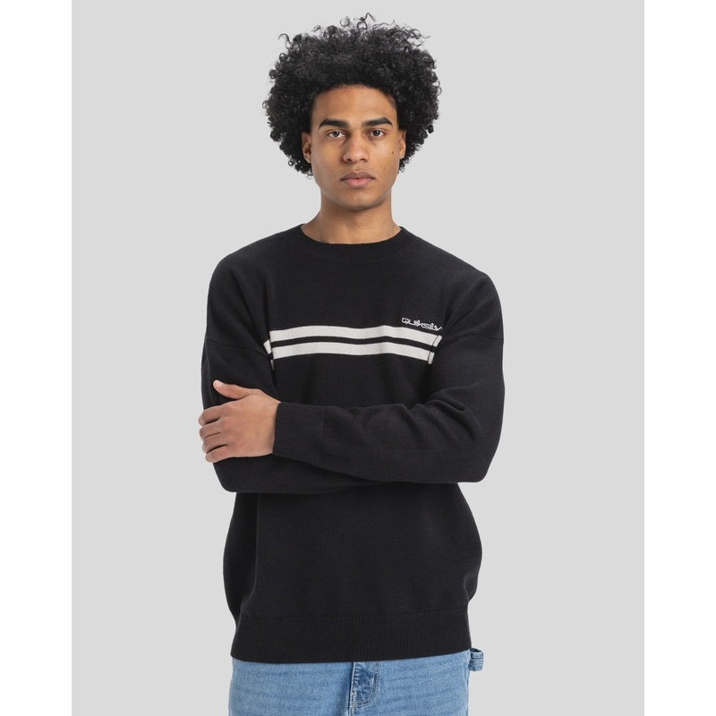 Mens Tahoe Jacquard Crew Neck Jumper