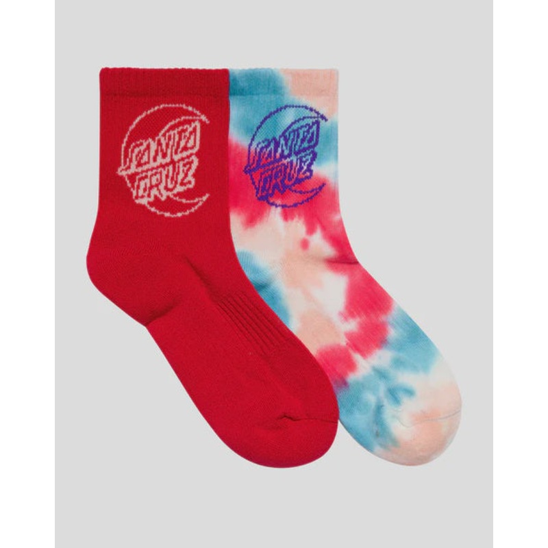 Moon Dot Outline Girls Mid Sock (2 Pack)