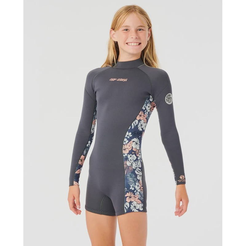 Dawn Patrol Back Zip Long Sleeve Wetsuit Spring - Girls (8-16 years)