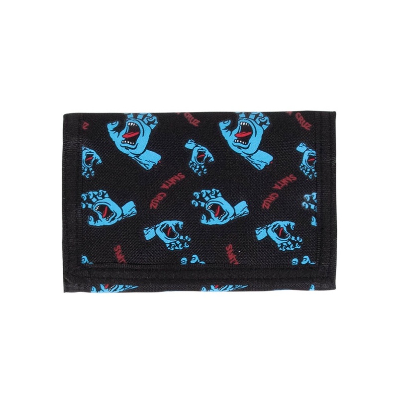 Screaming Hand Velcro Wallet