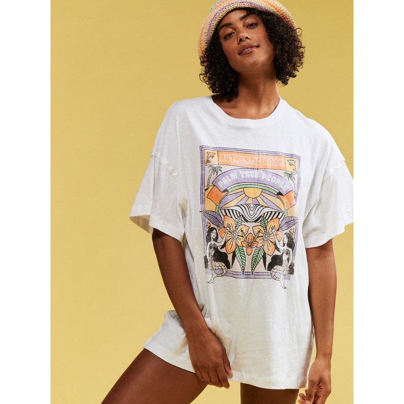 Womens Sweet Sunshine Oversized T-Shirt