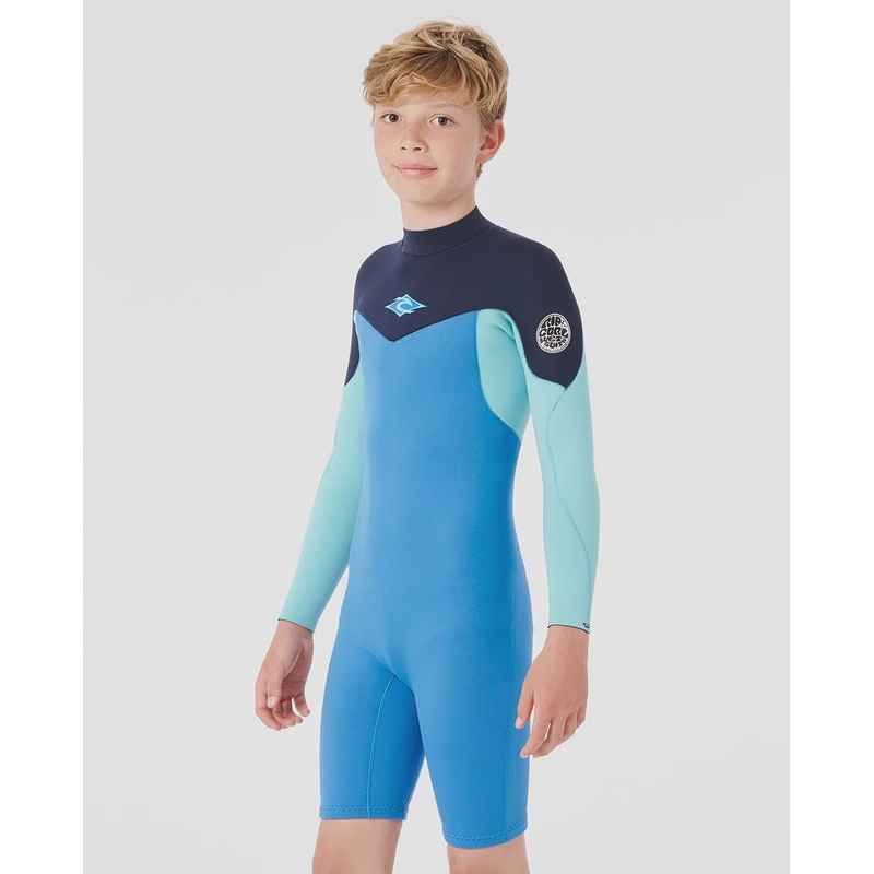Boys Dawn Patrol Long Sleeve Back Zip 2mm Wetsuit