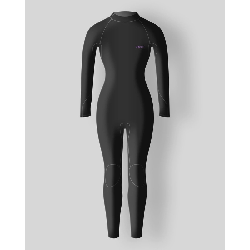 Ladies Foundation LS CZ Steamer 3-2MM