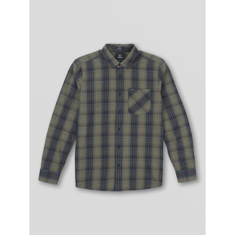Heavy Twills Flannel Long Sleeve Shirt