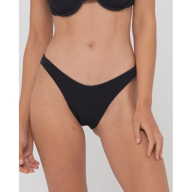 Sandalwood Textured Classic Bikini Pant Bottom