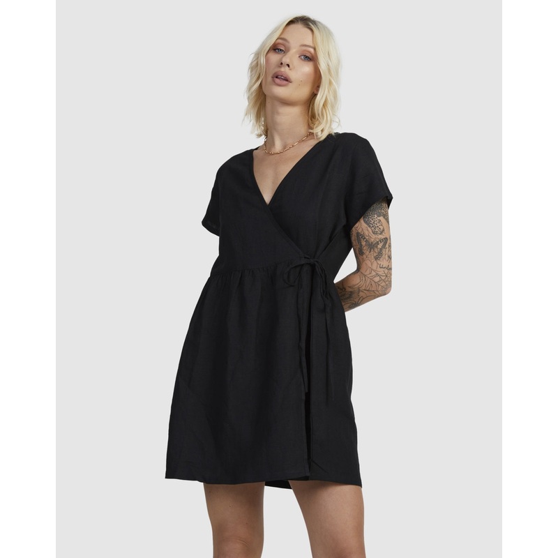 Wrapped Mini Dress