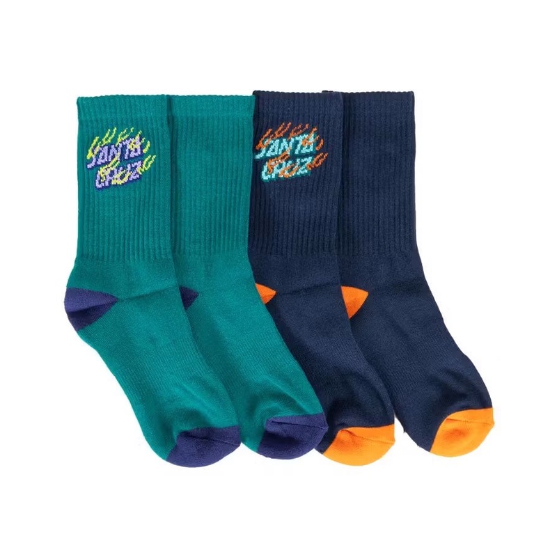 Inferno Stack Boys Crew Socks - 2Pk