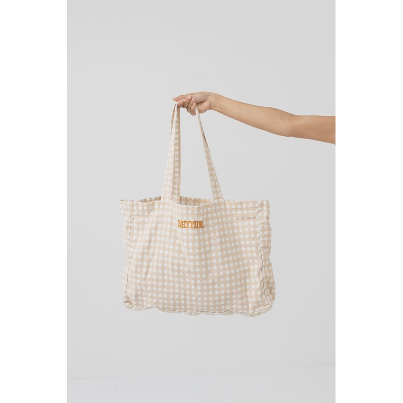 Lola Check Tote Bag