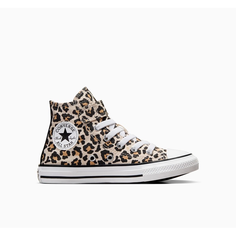 Chuck Taylor All Star Easy On 1V Leopard Love Junior High Top