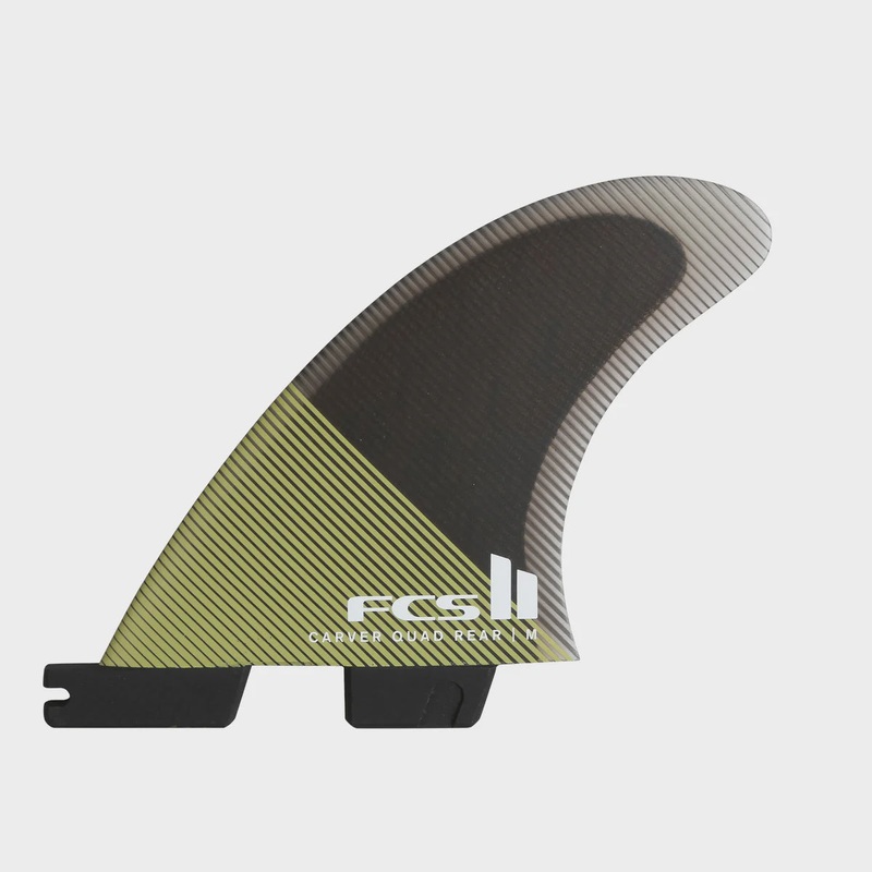 FCS II Carver Quad Rear Fin Set - Eucalyptus