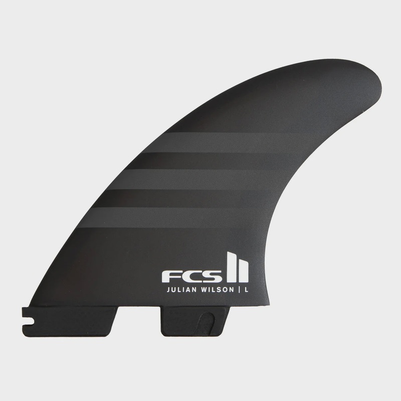 FCS II Julian Wilson Tri Fin Set - Black Black