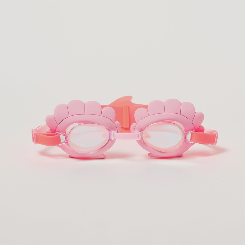 Mini Swim Goggles - Melody the Mermaid Neon Strawberry