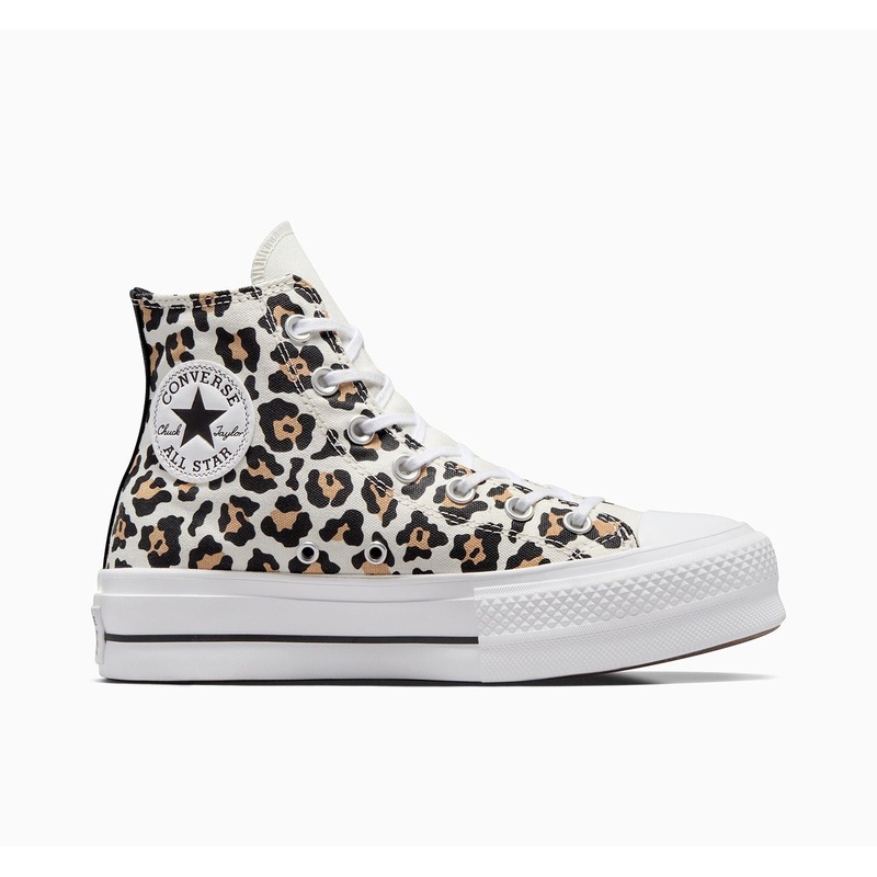 Womens Converse Chuck Taylor All Star Lift Leopard Love High Top