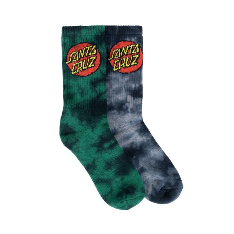 Classic Dot Tie Dye Sock - 2 PK