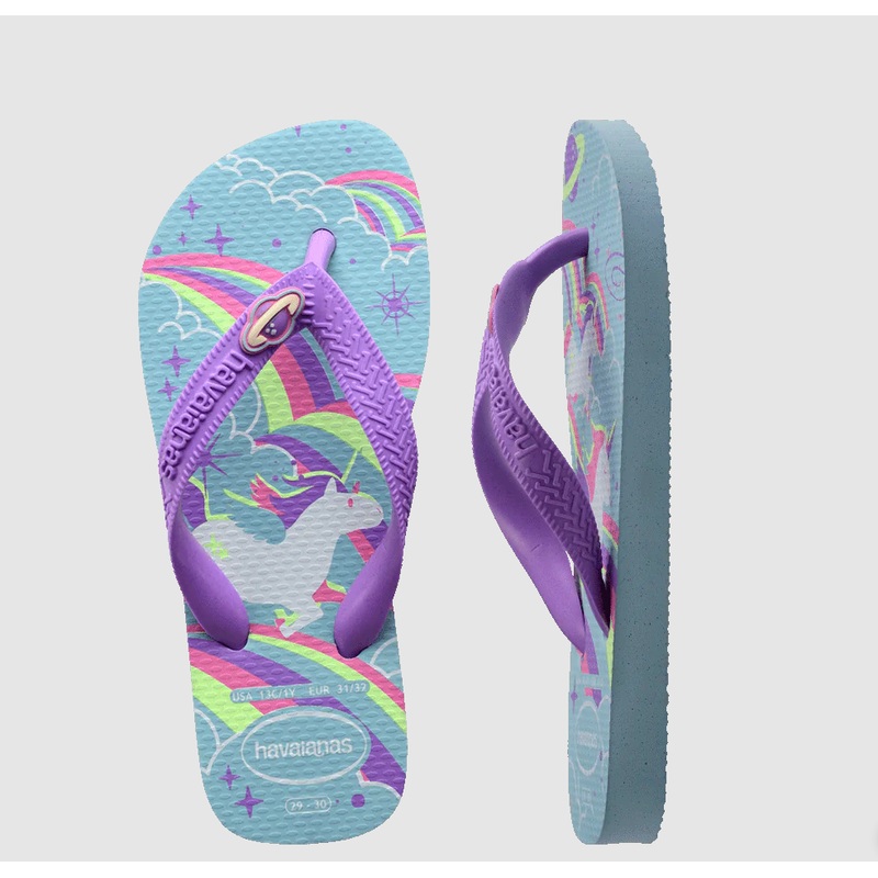 Kids Top Fantasy Thongs - Blue Water
