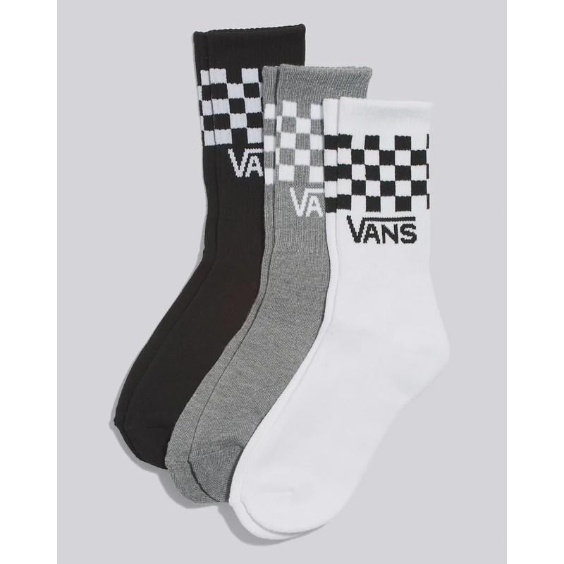 Kids Check Crew Sock 3 Pack
