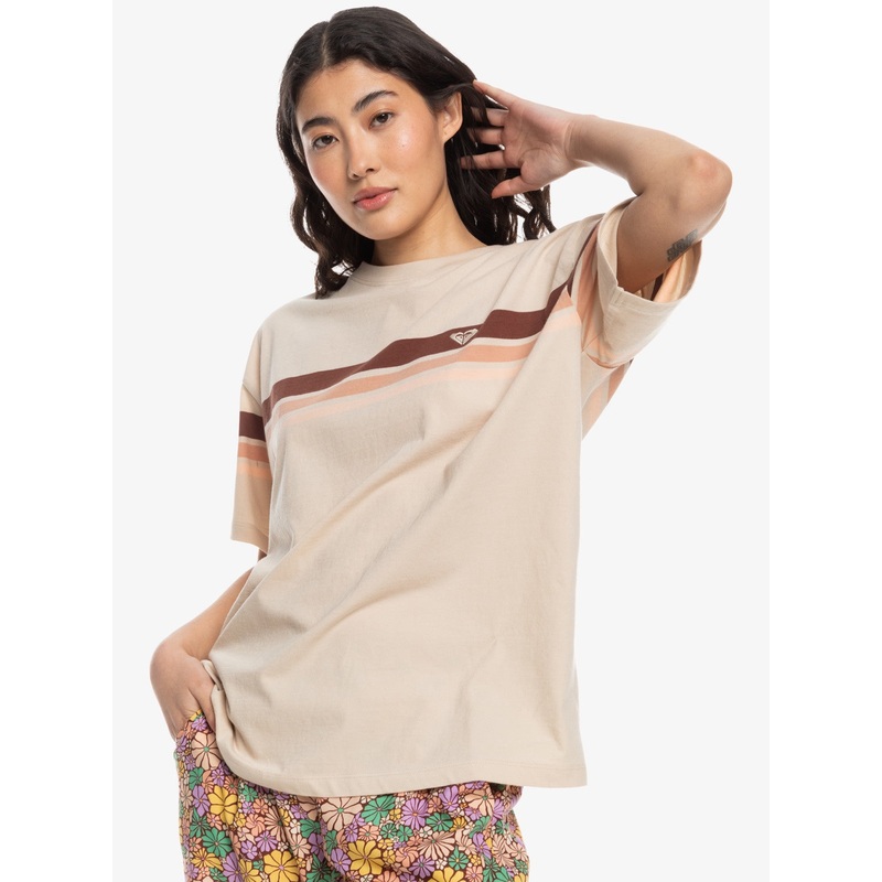 Womens The Colorful Beach Oversized T-Shirt