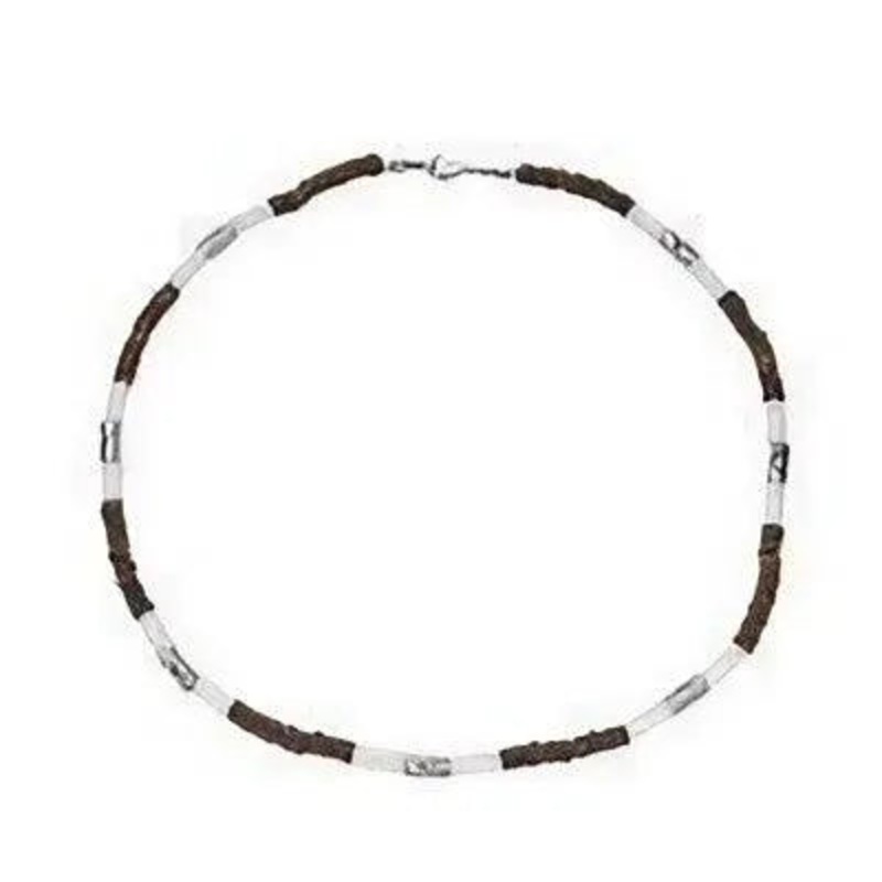 Coconut Bead, Shell & Wave Choker