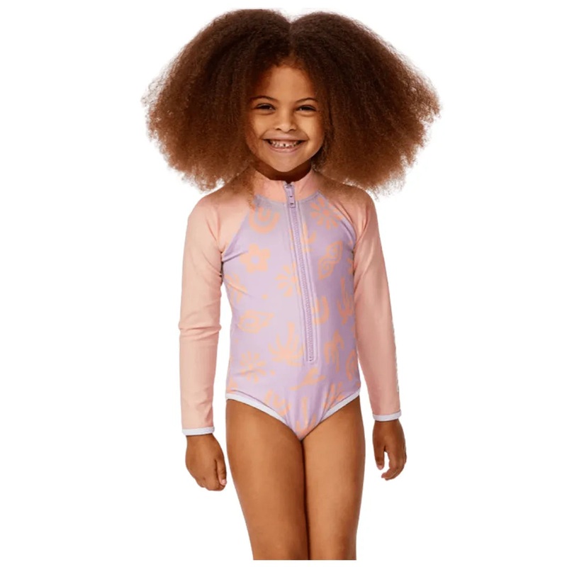 Low Tide Long Sleeve Surf Suit - Girl