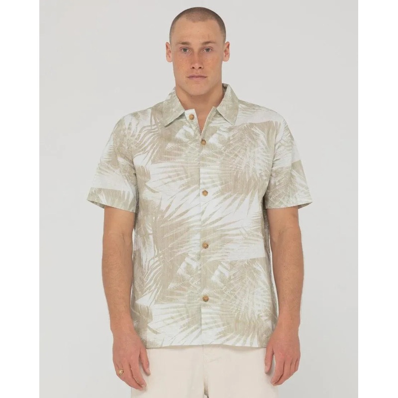 Palm Oil Cuban Short Sleeve Shirt