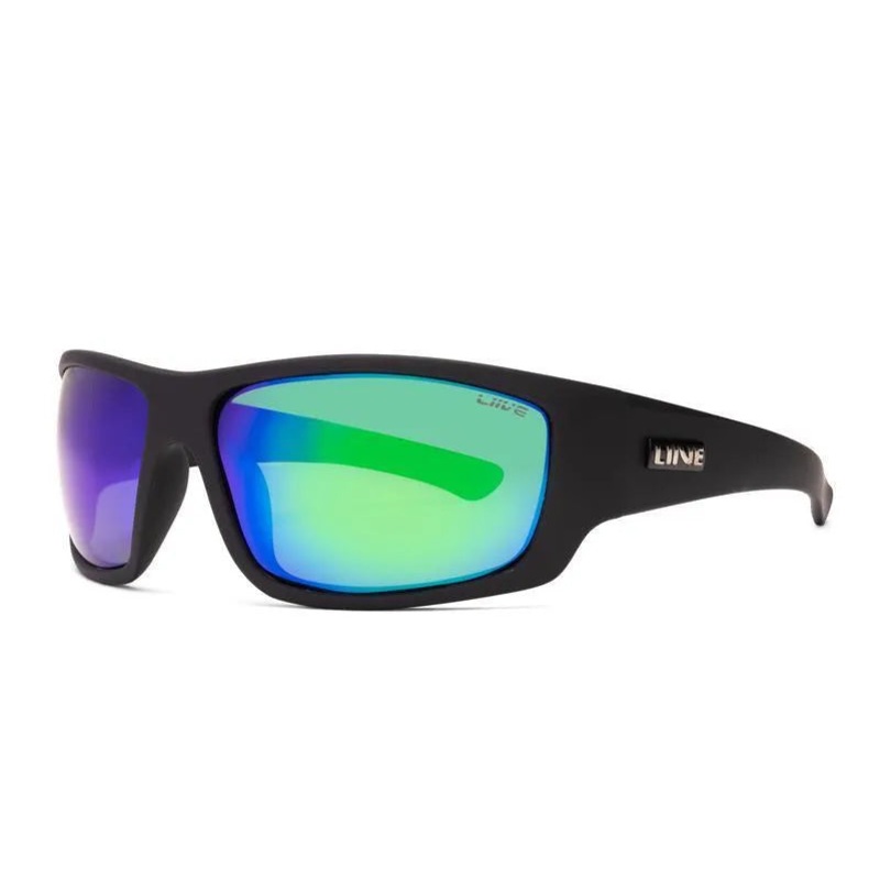 Kuta - Green Mirror Polarised Matt Black