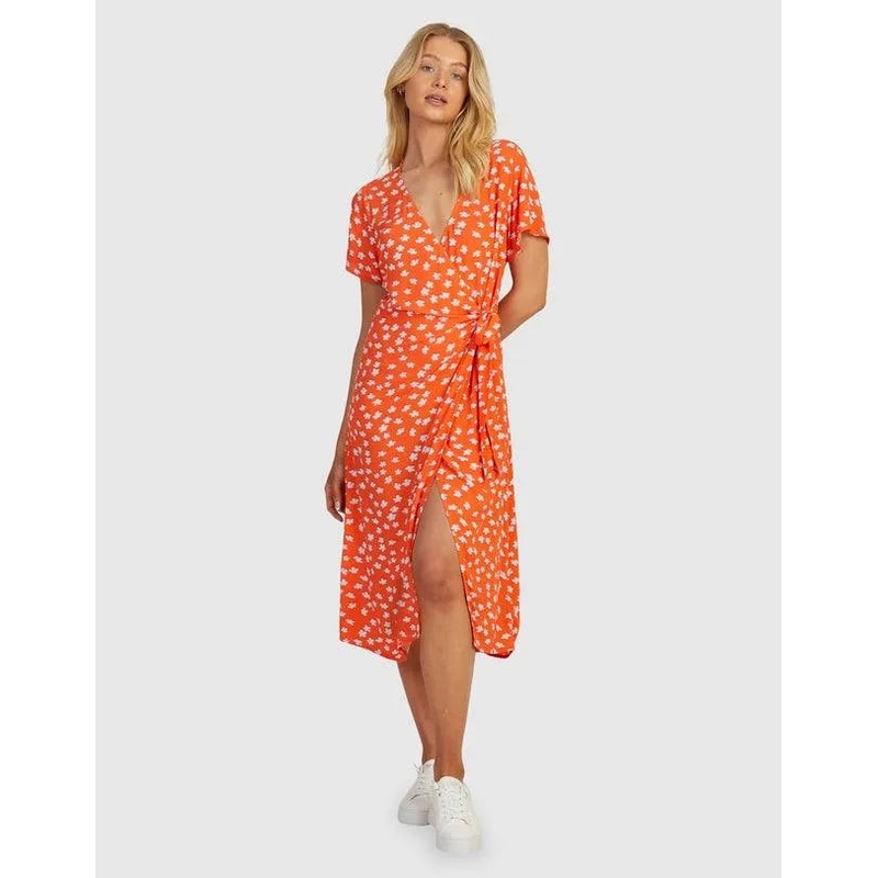 Indigo Sands Wrap Dress