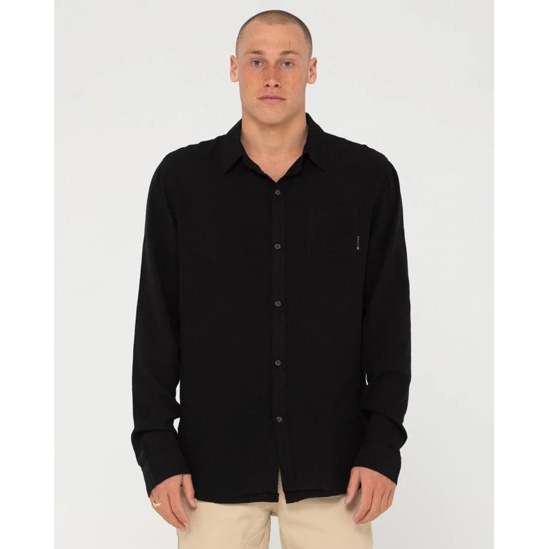 Razor Long Sleeve Rayon Shirt