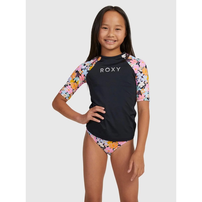 Girls 6-16 Above The Limits Short Sleeve Rash Vest