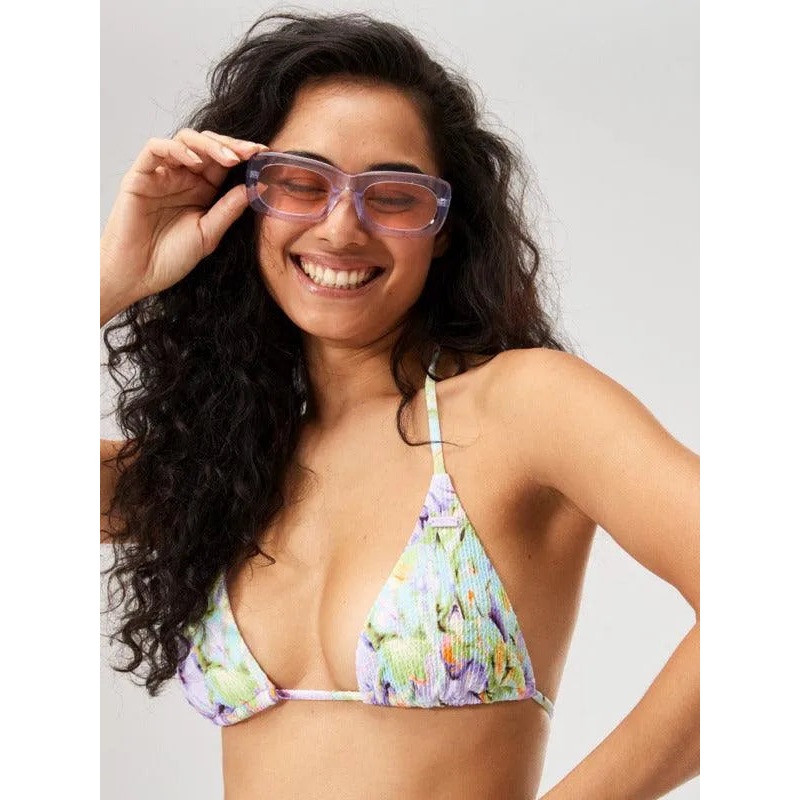 Womens Blumen Tiki Tri Bikini Top