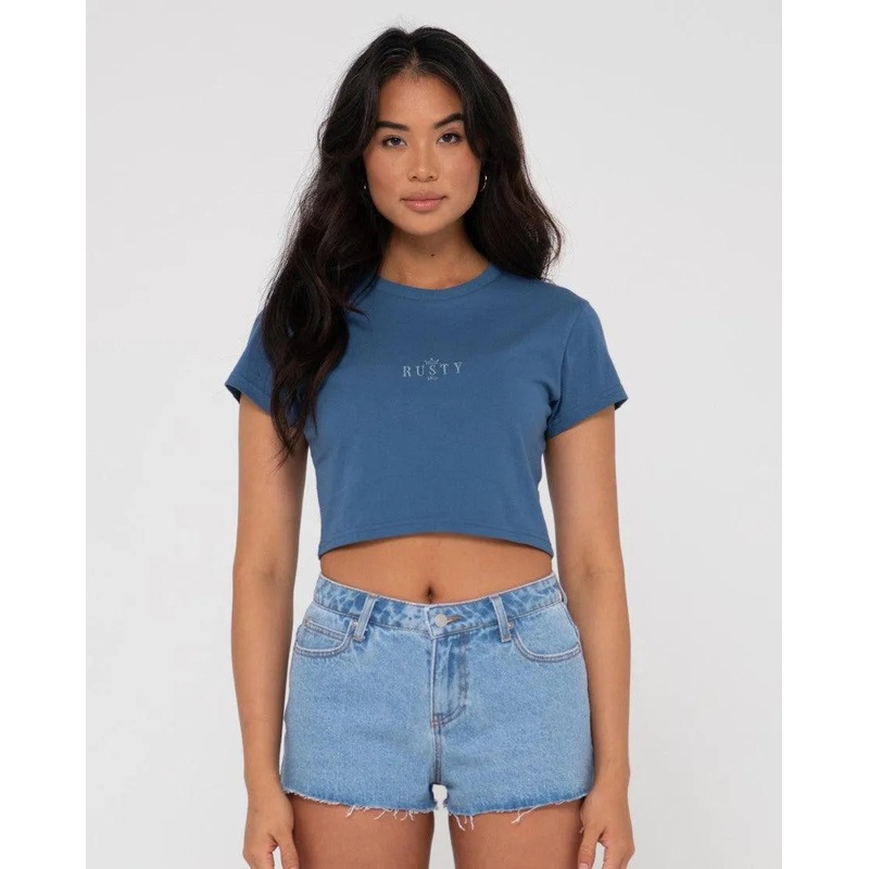 Rusty Sunrise Short Sleeve Baby Tee