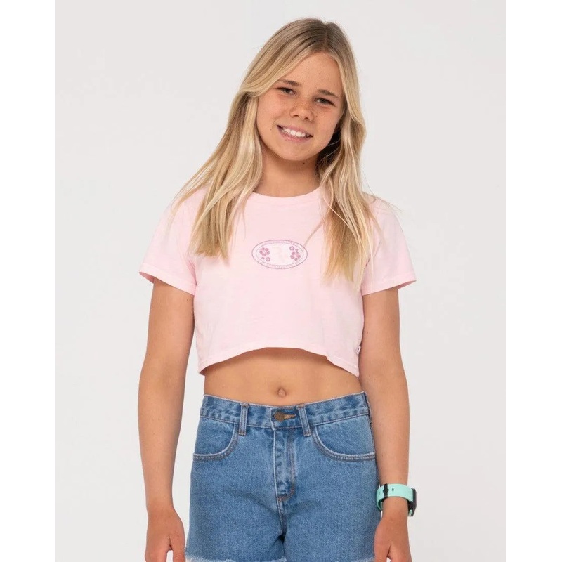 Rusty Sunset Baby Tee Girls